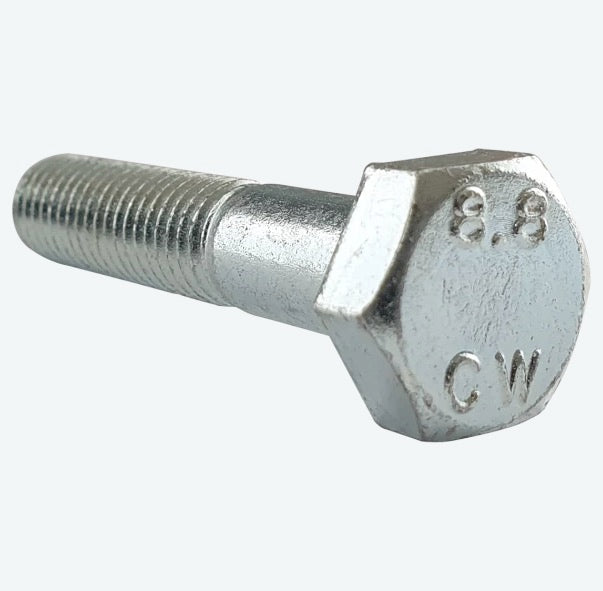 UNC 7/16 Bolts (Partial Thread) Zinc Plated Grade 8.8 / 5