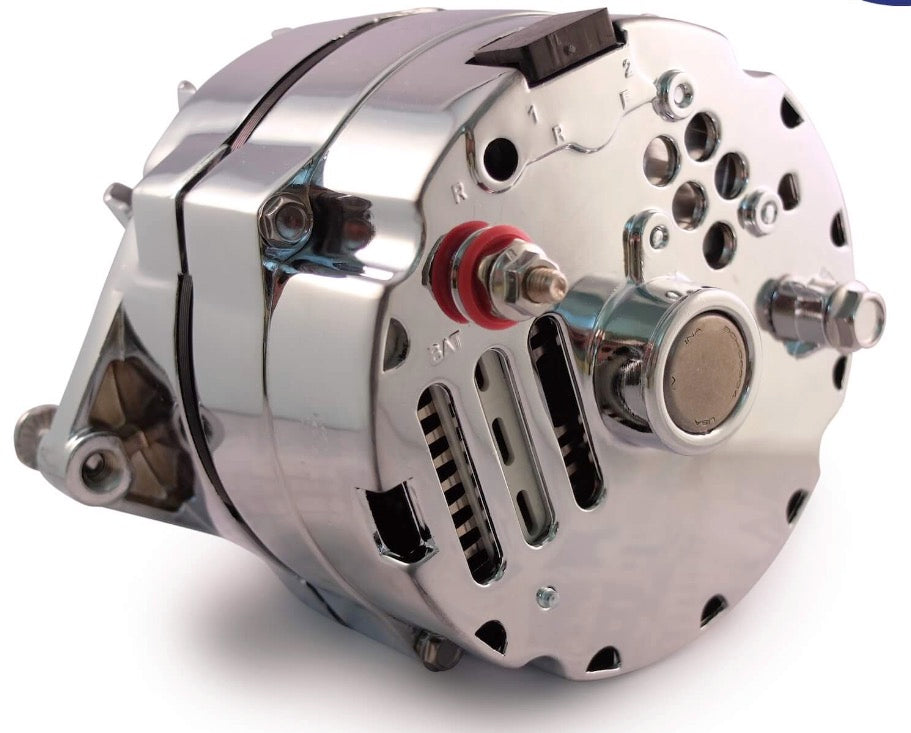 GM SBC BBC Pontiac Alternator Chrome ALT-100**