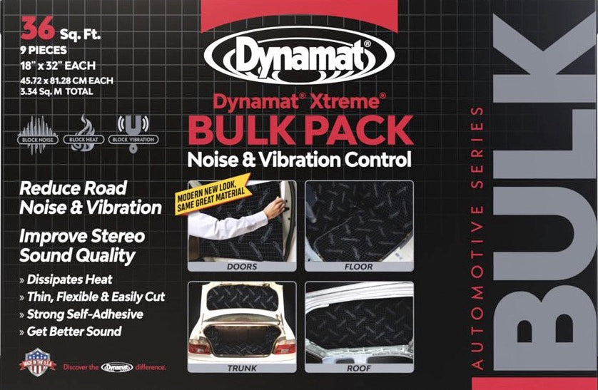 Classic Car Noise Insulation Dynamat Xtreme Bulk Pack DYN10455 **