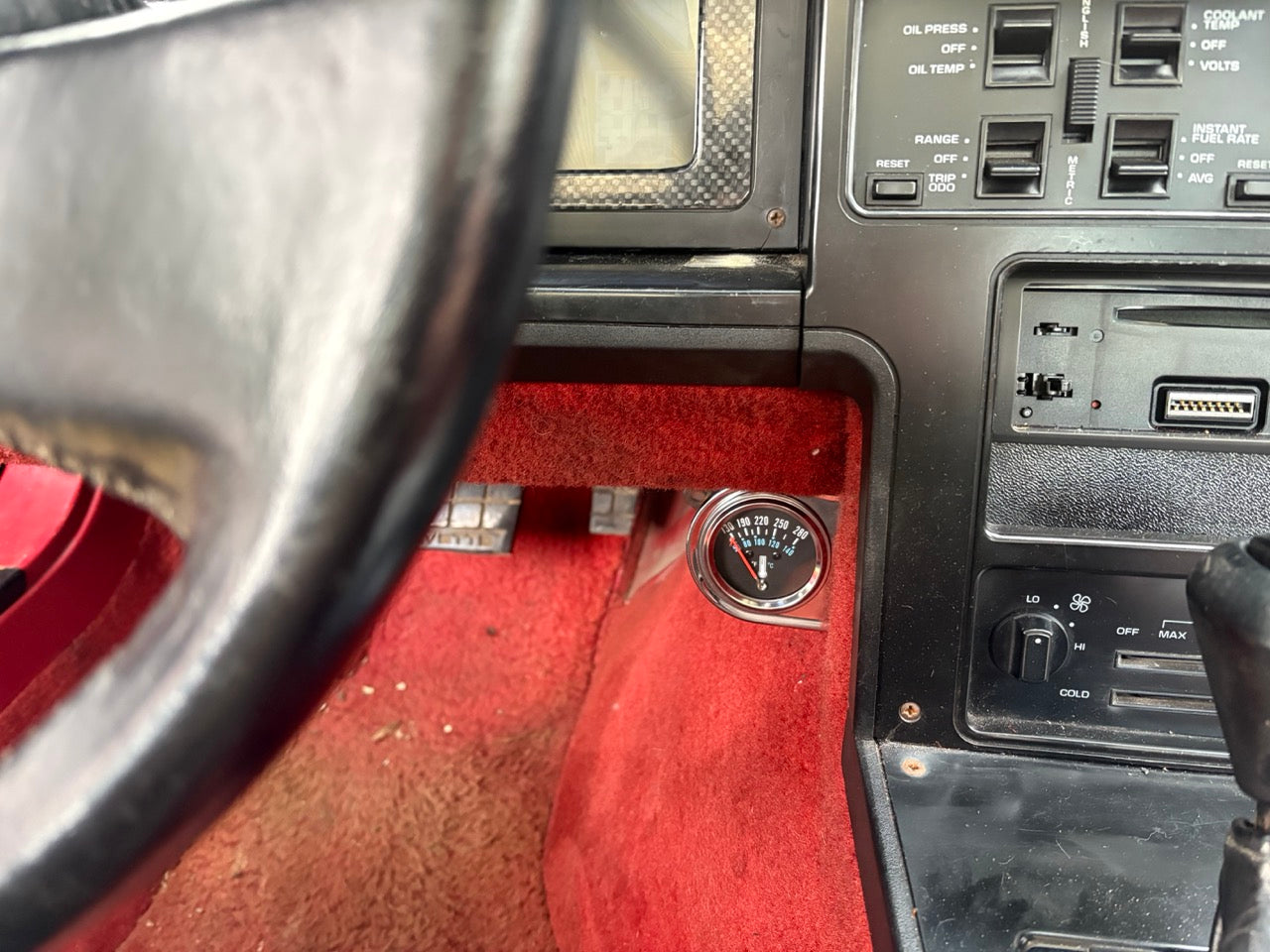 Water Temperature Gauge Universal Fit with adaptors Analog 7-155 (Coolant)