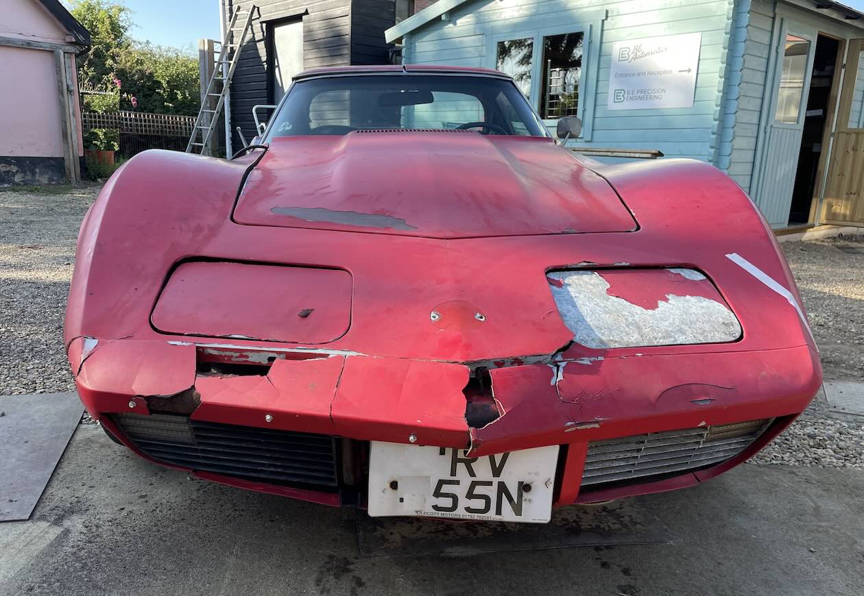 Corvette C3 Front Damage