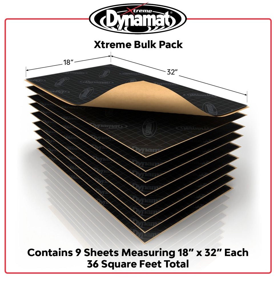 Classic Car Noise Insulation Dynamat Xtreme Bulk Pack DYN10455 **