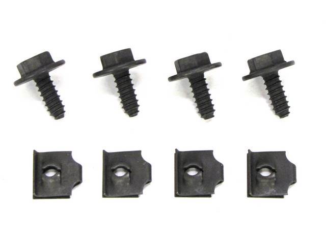 Engine Fan Shroud Mounting Kit Ford Mustang Torino Fairlane 68-70 Mercury Cougar 68-70 8146-2K