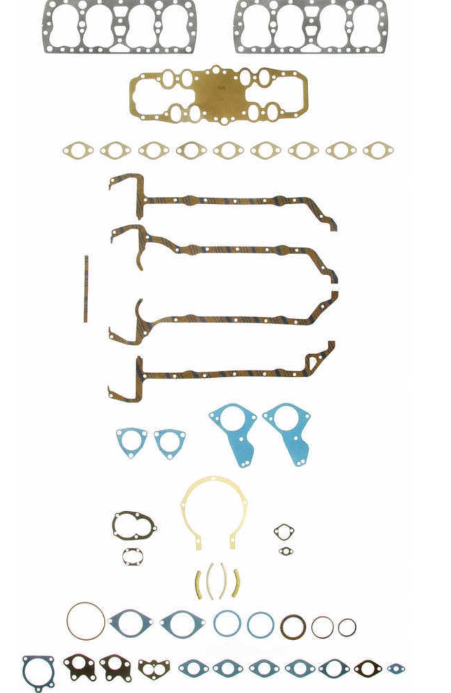 Gasket Set 32-37 Ford V8 Steel Head Gaskets 18-6008-S - Belcher Engineering