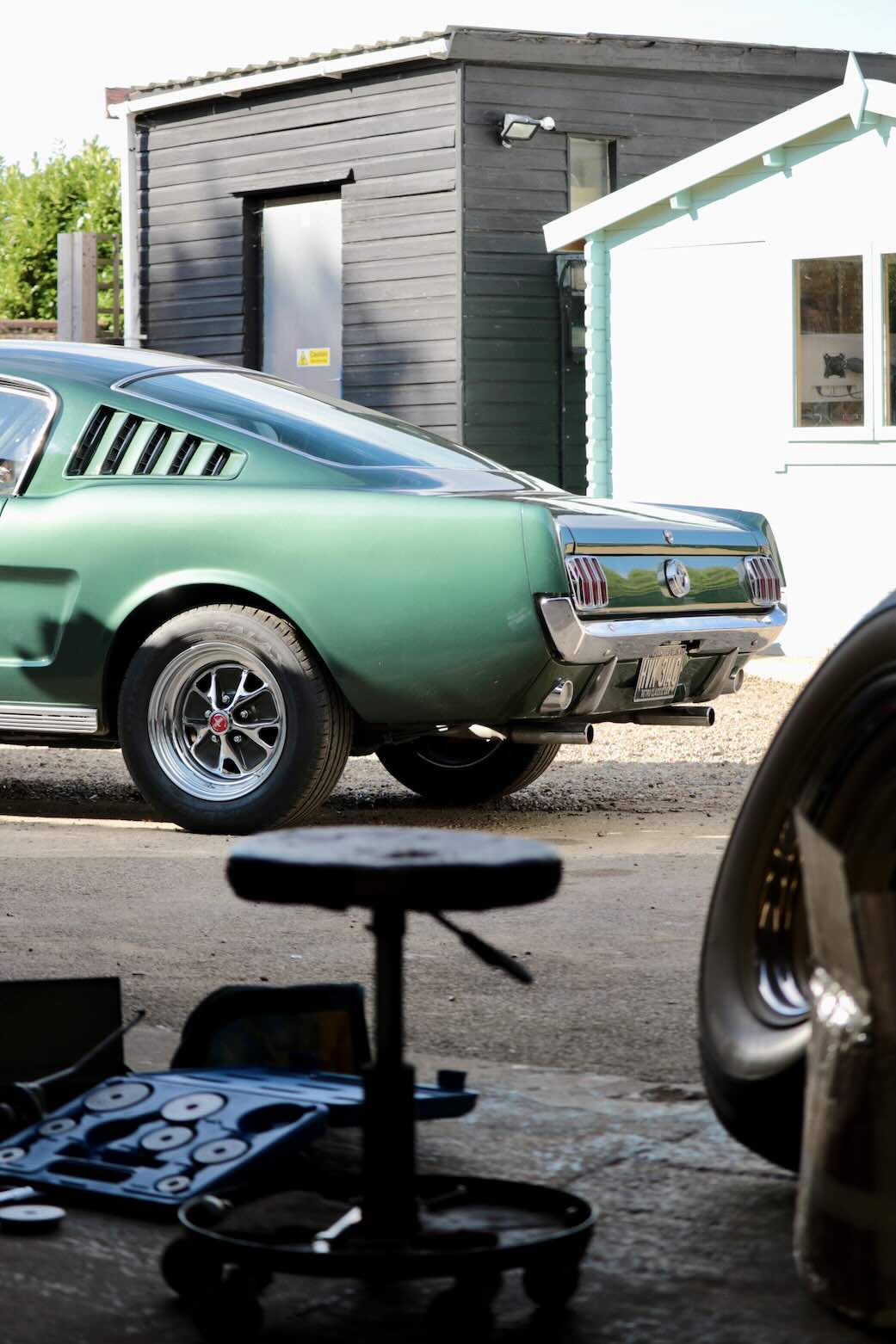 Green Ford Mustang Original