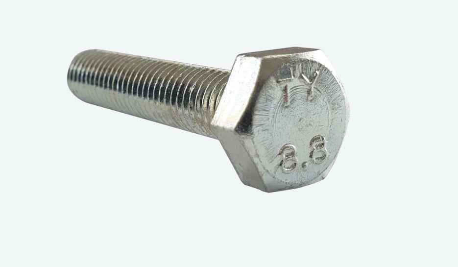 UNF 7/16″ Hex Set Screw (Fully Threaded Bolt) Zinc Plated Grade 8.8 / 5