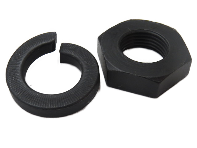 1932-34 Ford steering pitman arm nut and lock washer D-558