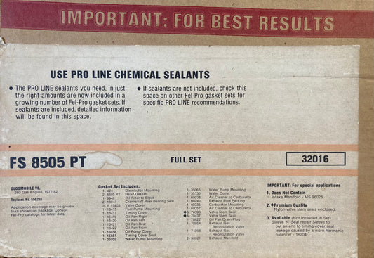 Full Gasket Set - FS8505PT