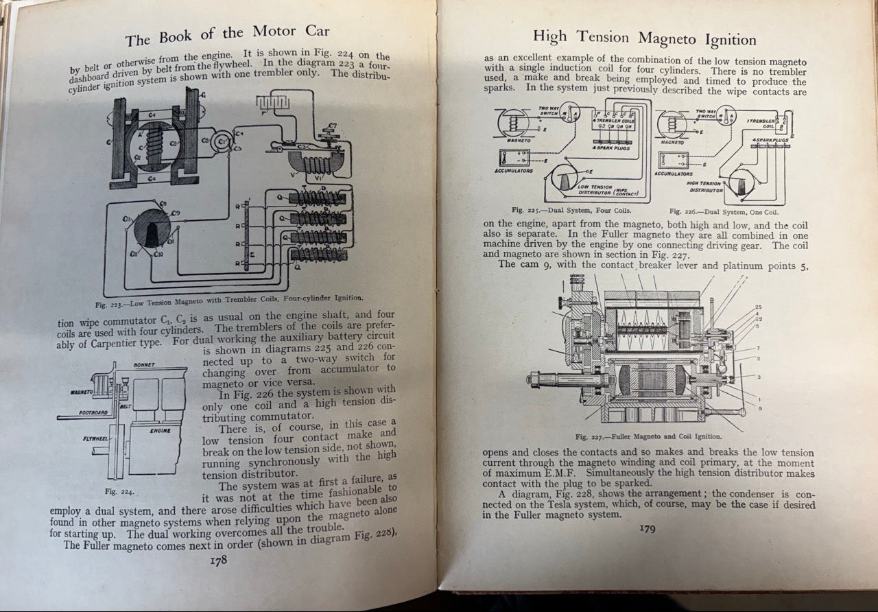 Book Titled: The Book of the Motorcar Rankin Kennedy CE 3 Volumes