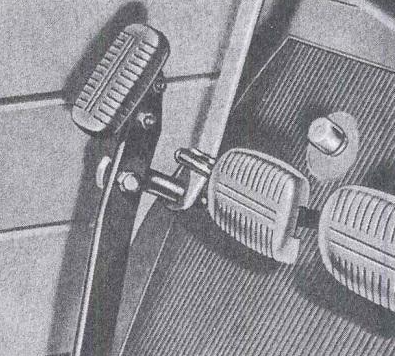 Pedal Pad Brake/Clutch 47-55 or Park Brake 48-55 Chevrolet and GMC Pickup Truck FL108