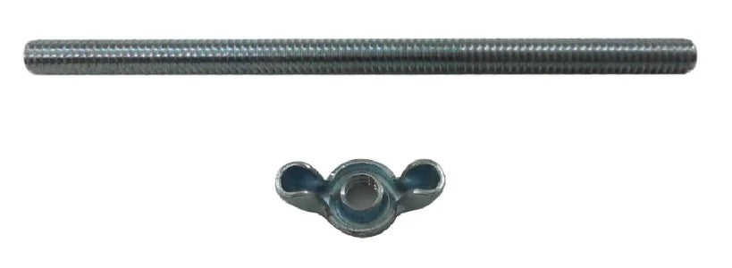 Air Cleaner Stud 4" With Wing Nut 1/4"-20 - Edelbrock Holley R2178