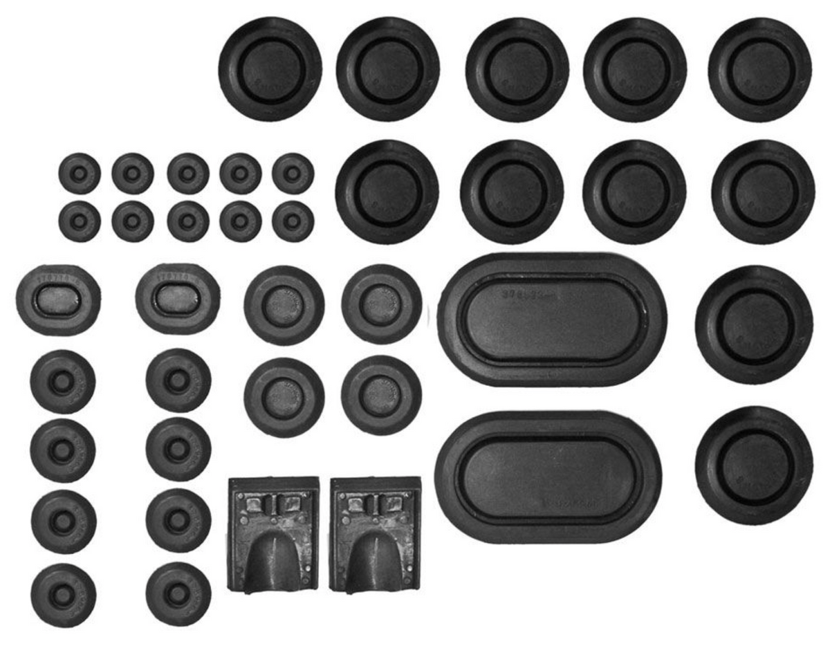 Rubber Body Plug Kit Mustang 1968 133