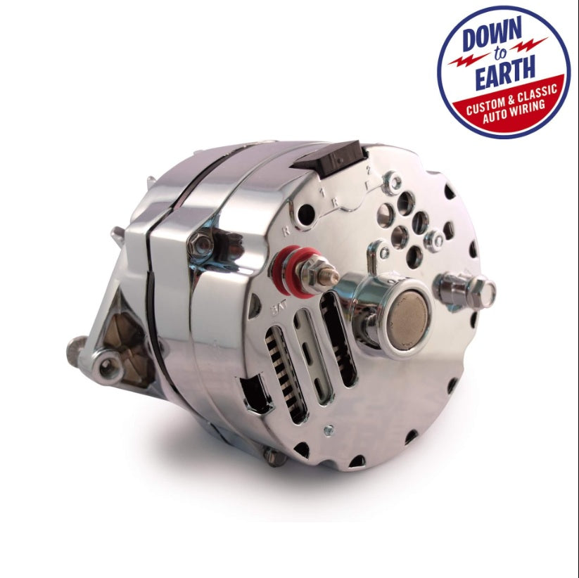 GM SBC BBC Pontiac Alternator Chrome ALT-100**