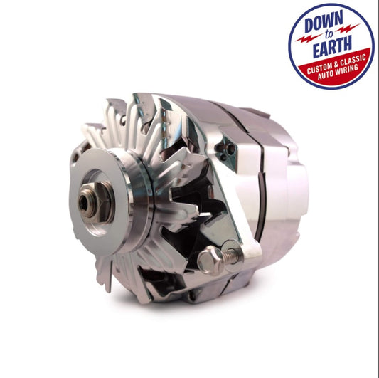 GM SBC BBC Pontiac Alternator Chrome ALT-100**