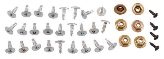 Roof Side Rail Channel Mounting Kit - Ford Mustang 1970 51222-5BK