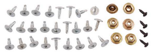 Roof Side Rail Channel Mounting Kit - Ford Mustang 1970 51222-5BK