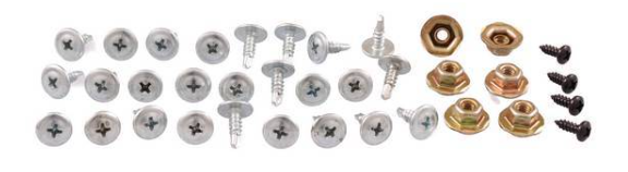 Roof Side Rail Channel Mounting Kit - Ford Mustang 1970 51222-5BK