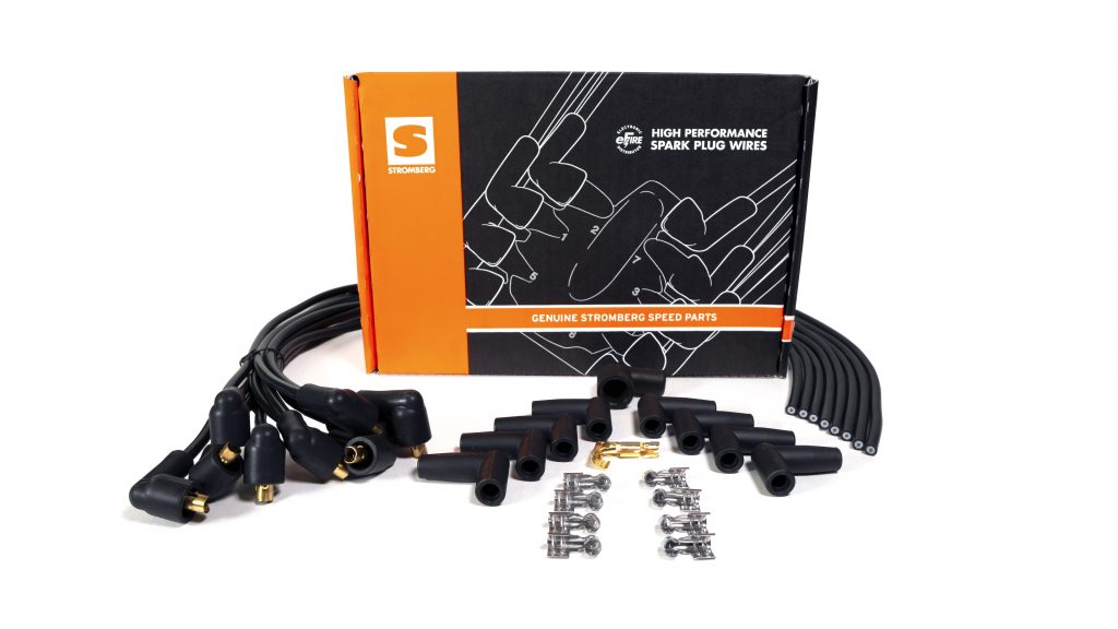 Stromberg E-Fire Hi Performance Plug Wire Set (Black) Ford Flathead V8 9705K**