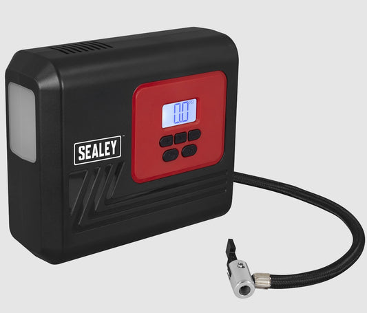 Tyre Inflator with Light 12V MAC12D