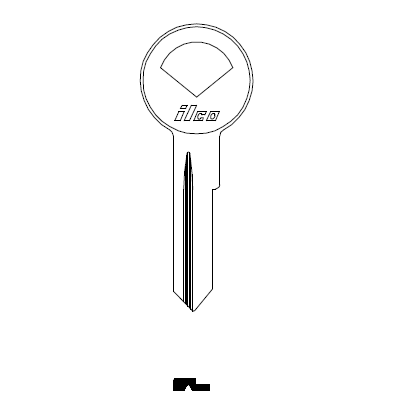 Uncut Key Blank Ford 1962-1967 H26