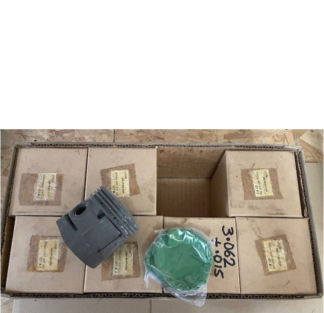 V8 Pistons 3-1/16" 0.015" O/S, Dome Top Ford Flathead V8 35-42  01T-6108-15*