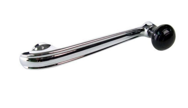 Window Crank (Chrome/Black Knob) Ford V8 Pickup 41-47 11C-7023342 