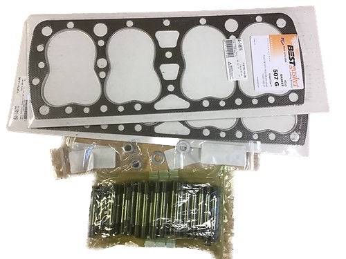 GEM/Allard Cylinder Head Gasket (FelPro) set and BE Cylinder Head Bolts - Belcher Engineering