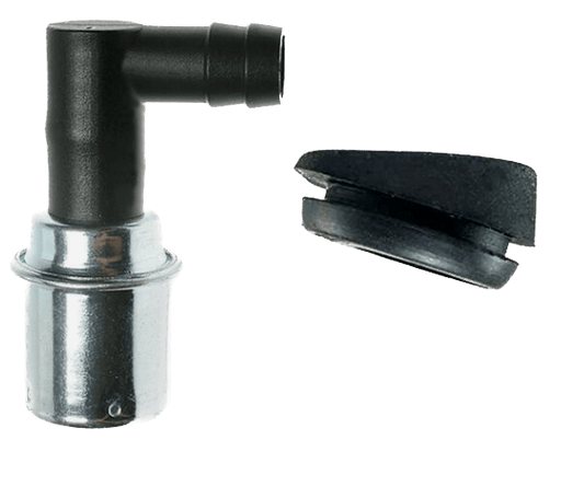 Valve cover PCV and rubber grommet Chevy Ford Chrysler Pontiac with 1"cover hole - Belcher Engineering