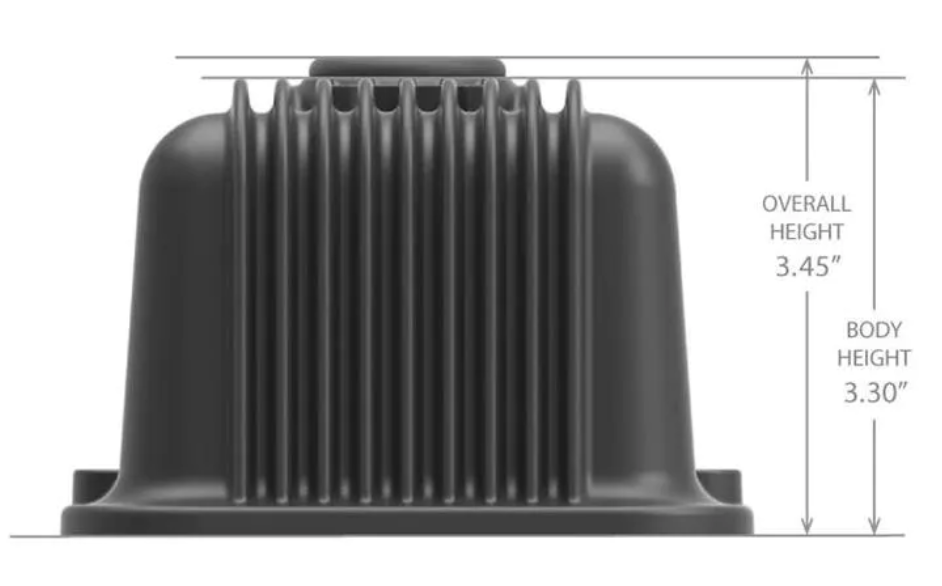 Valve Covers: (58-86 SBC) Black (Aluminum) Holley** - Belcher Engineering