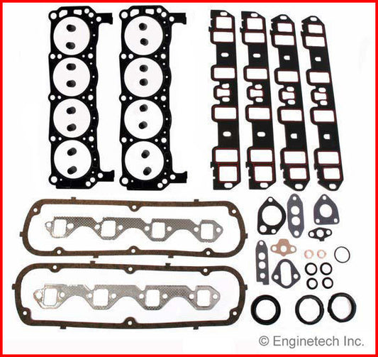 Engine Gasket Set - SBF Ford Mustang 64-83, F100 69-83, F150 75-83, F250 69-83, Galaxie 62-74 F302-4