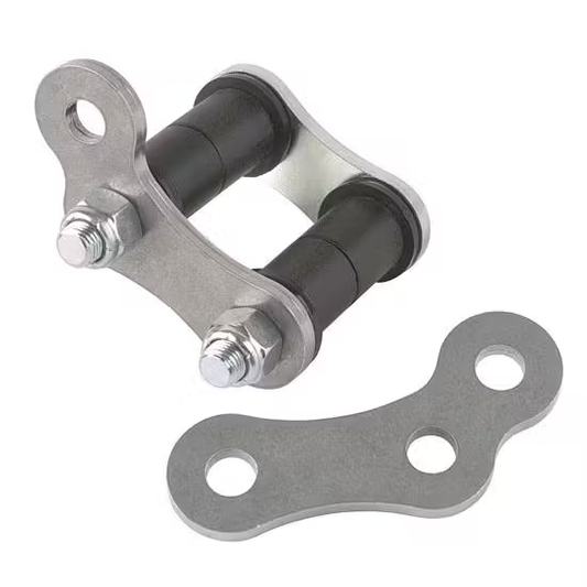 Plain Shock Shackle Plate W/ Shock Mount Hole - 910-36120-ZINC