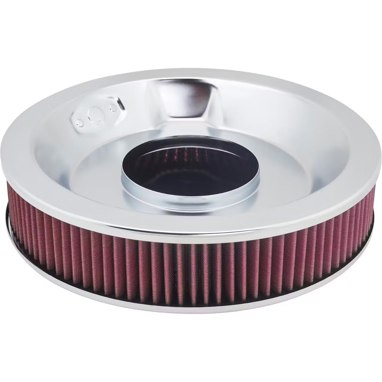 Chrome Air Cleaner with Washable Filter, 14 x 3 Inch - 910-11039