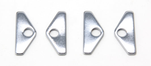 Chrome Valve Cover Mini Tabs - 1/4"-20 Bolts Small Block Chevy 9067