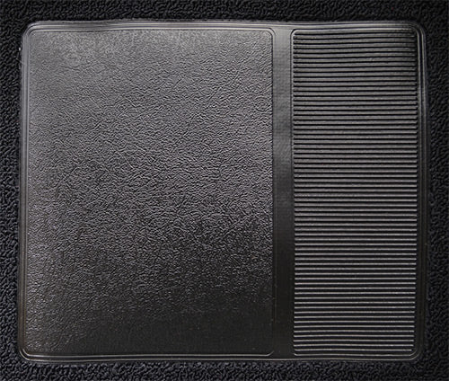 Floor Mat Set - 1964 Ford Mustang Fastback 26420 / 26420-262 Nylon with Mass Backing with Fold Downs with Shifter Hole **