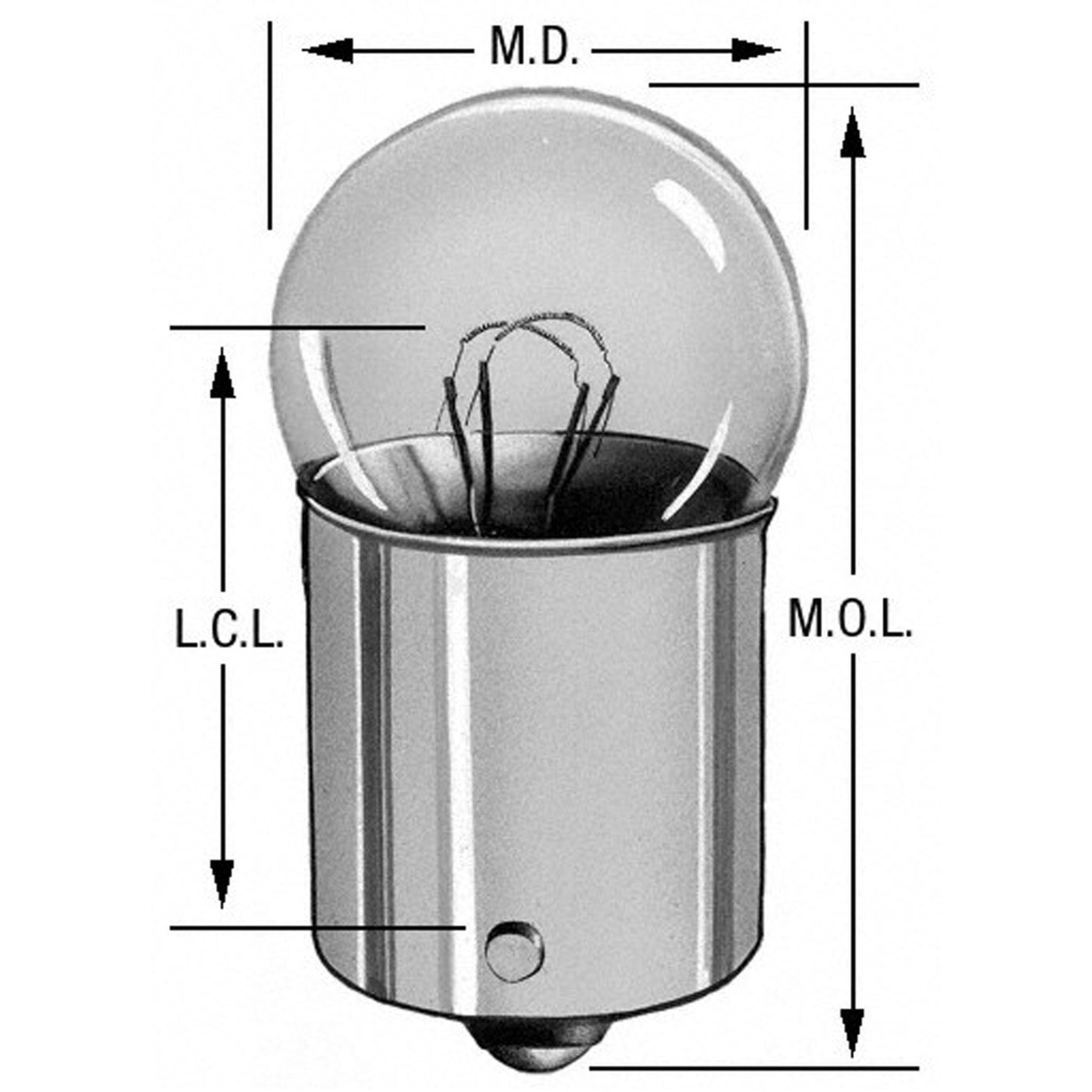 Multi-Purpose Light Bulb - Chevrolet Camaro 67-89, Ford F100 69-73, Mustang 67-71, Lincoln Continental 65-70 631