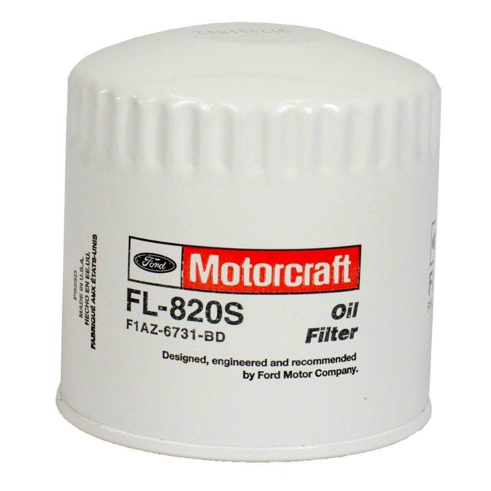 Oil Filter FL-820S Motorcraft Ford F-150 (97-10), Ford Mustang 1996 ...