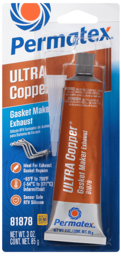 Ultra Copper Gasket Maker Silicone RTV(Sensor safe) 85g (Permatex 81878) - Belcher Engineering