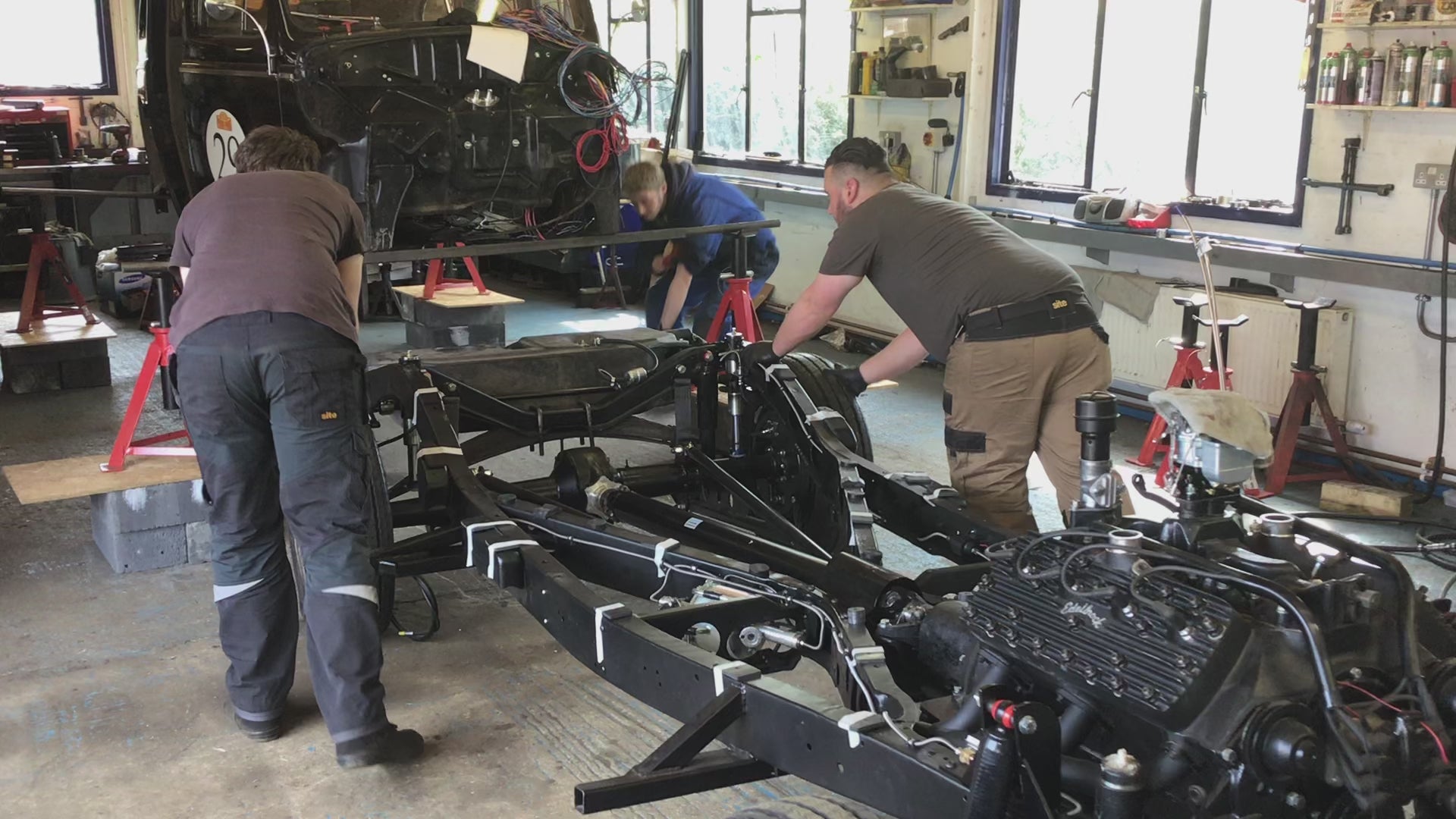 Load video: Vintage Ford Fordor Restoration