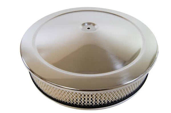 14″ Muscle Car Style Air Cleaner Set (Recessed Base) 3Inch RPC R2195 - Belcher Engineering
