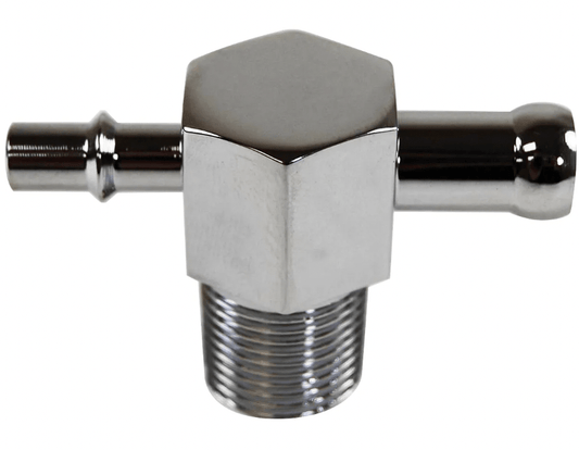 Aluminium Vacuum hose fitting 3/8 NPT RPC R4531 - Belcher Engineering