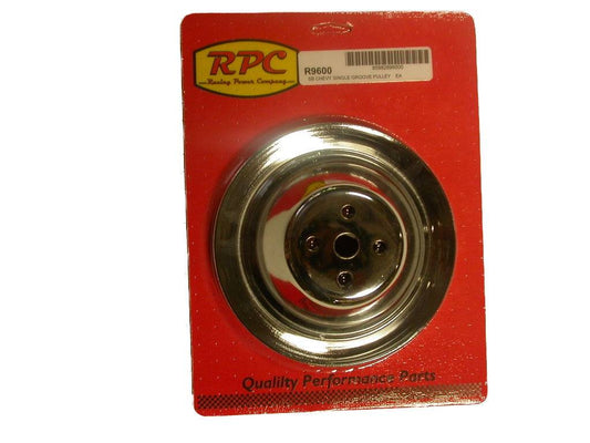 SB Chevy Single Groove Pulley RPC R9600 Small Block Chevy