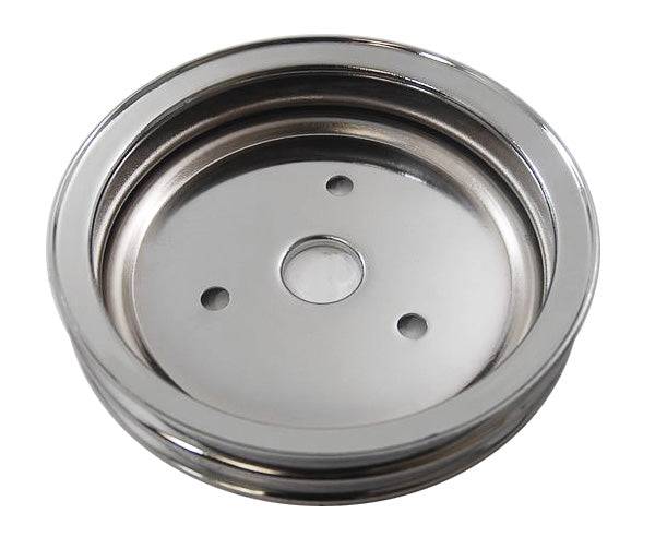 Rpc R9620 Chevy SBC Crank Pulley 2 Groove-Chrome RPC R9603 – Belcher Engineering