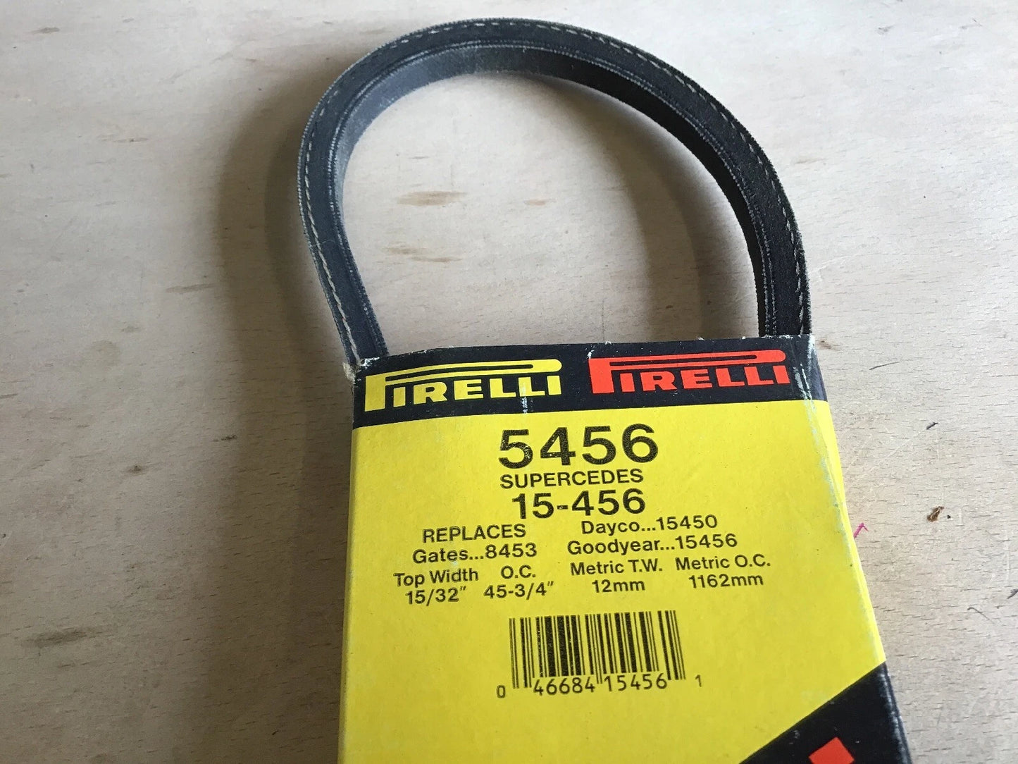 Pirelli Fan Belt/V Belt - 5456