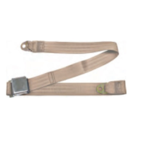 Seat Belt Light Tan SEATBELT-LTN60 - Belcher Engineering