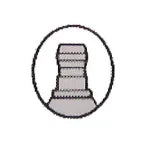 Suppressed HT Cable Plug Cap Straight 0-606-01