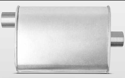 Exhaust Muffler 2.25" Exhaust Box - Belcher Engineering