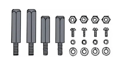 Radiator Shield Bumper Arm Bolt Set - Belcher Engineering