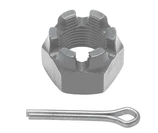 Front Axle Nut And Cotter Pin - Belcher Engineering
