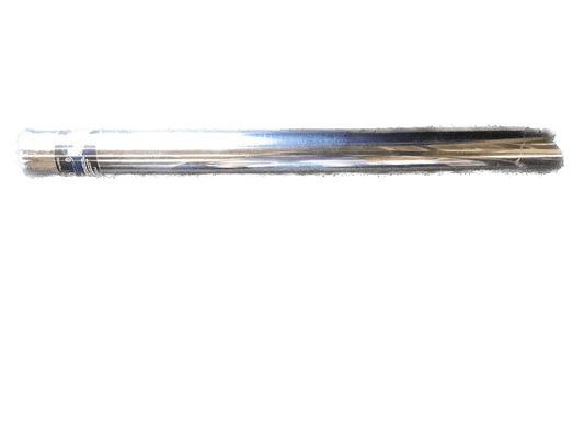 Chrome Plated Exhaust Extension. 24” Long. 2” Inlet Diameter. - Belcher Engineering