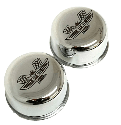 Push in Breather Cap Ford FE American Eagle Chrome** - Belcher Engineering